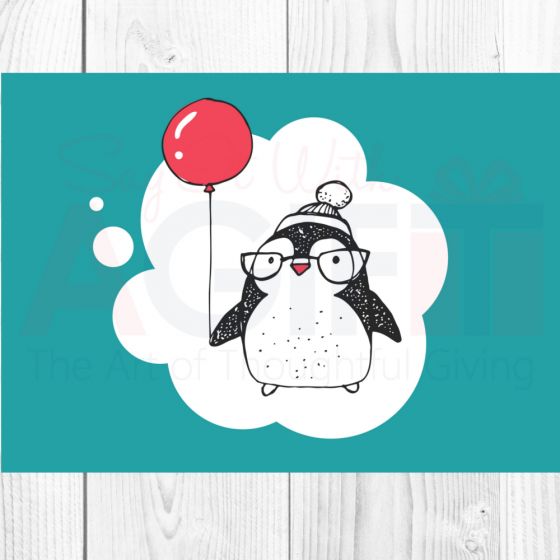 Penguin Thought Greeting Card
