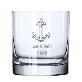 Anchor Rocks Whiskey Glass