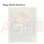 Customized Tote Bag North America Map