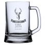Stag Design Engraved Personalised Beer Mug