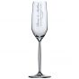 Vertical Script Personalised Design Engraved Champagne Glass Toasting Flute